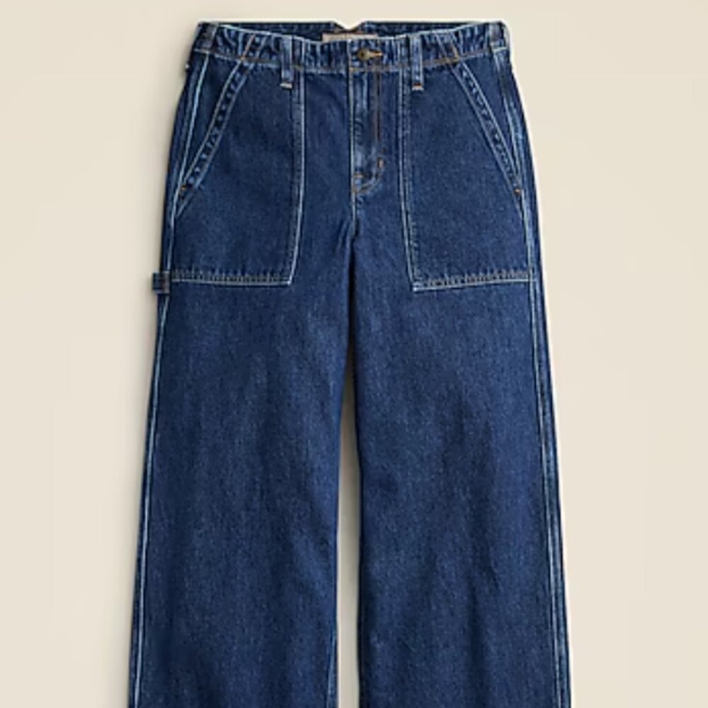 J Crew Point Sur Wide-leg Carpenter Jean